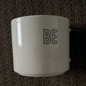 President’s Choice BE Bold Mug White Black Handle Bone China Coffee Tea Cup